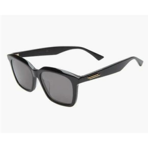 Bottega Veneta Unisex Black Square Sunglasses Grey Lens RTL: $430.00 main image 6